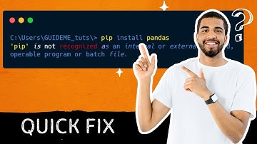 PIP Not Recognized Quick Fix in Just 1 Minute!