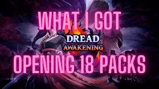 What I got Opening 18 Packs of Dread Awakening - Gods Unchained #gamer #gameplay #gaming