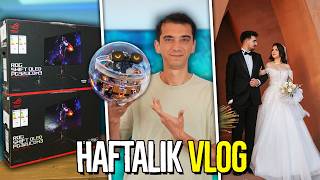 Robot Küre, Harun Balayında, Yeni OLED Monitörlerim! (Haftalık Vlog)