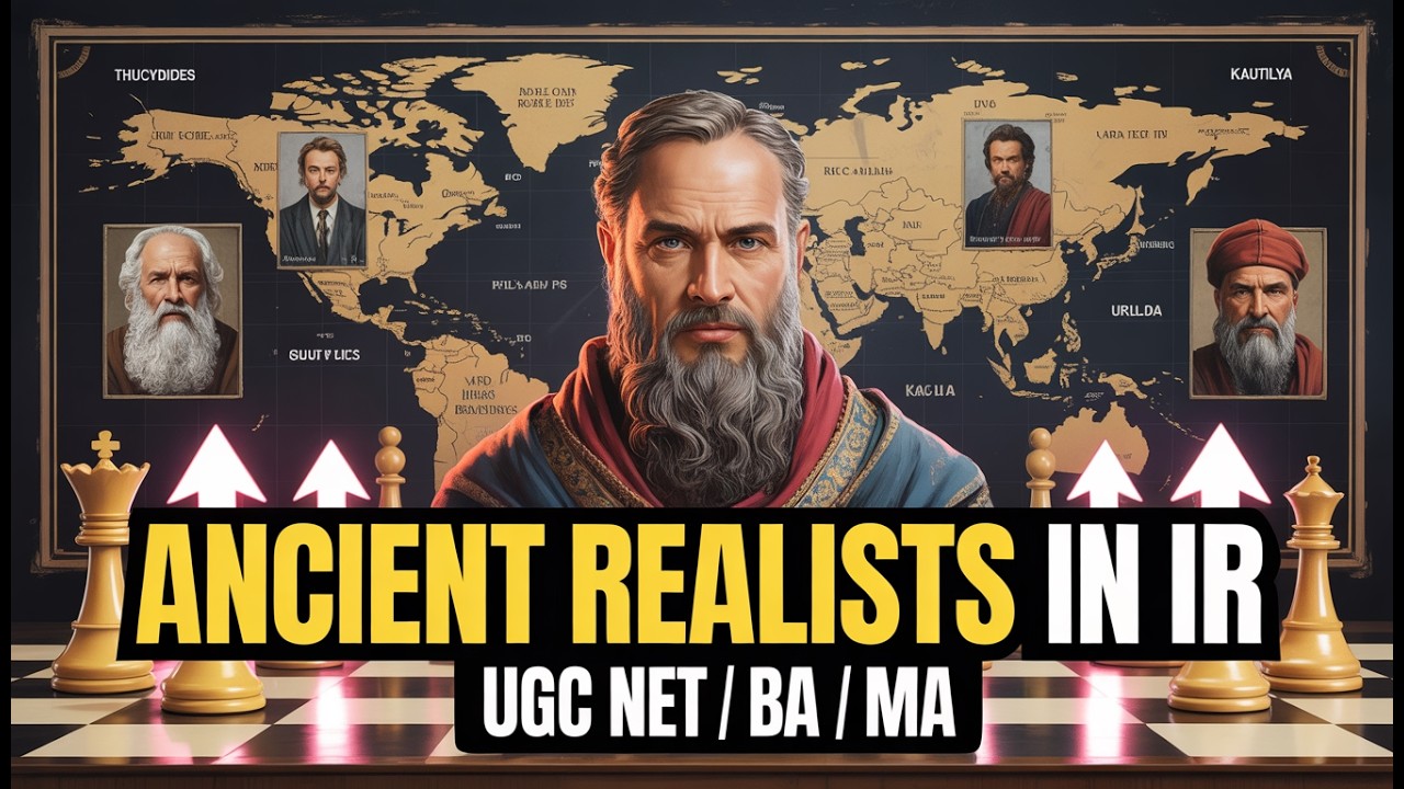 Thucydides, Sun Tzu & Kautilya | Ancient Realists in IR | Complete Lecture for  UGC NET