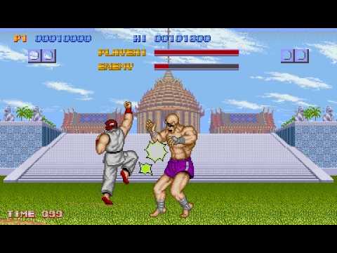 SF1 Ryu's 3-hit Instant Kill Dragon Punch (Street Fighter 1)