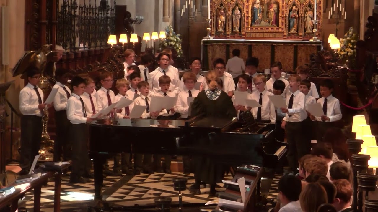 Choral performance by CCCS boys in Forms 5, 6 and 7 at Prizegiving, July 2023