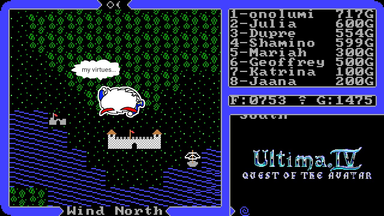 [PC] Ultima IV: Quest of the Avatar (1985) #25