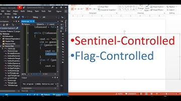 Sentinel and Flag-Controlled While Loops - C++ Programming