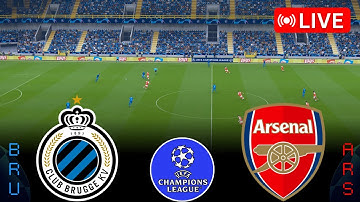 Club Brugge vs Arsenal LIVE | Champions League 2025/26 | PES21 Simulation