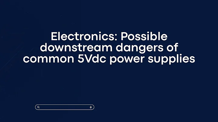 Electronics: Possible downstream dangers of common 5Vdc power supplies
