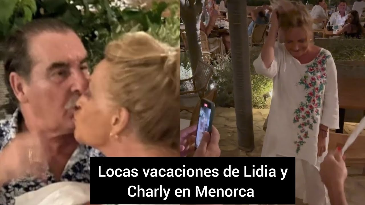 ❤️Lidia Lozano se suelta la melena con Charly en Menorca