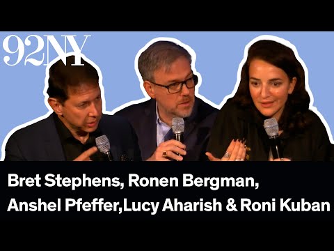 Israel at the Crossroads: The Future of Democracy — Bret Stephens, Ronen Bergman, Anshel Pfeffer, and Lucy Aharish in Conversation with Roni Kuban