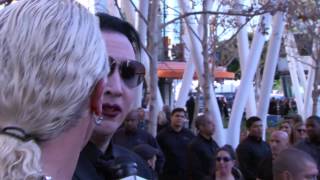 Dee Snider interviews Marilyn Manson and Kyla Kenedy from the Walking Dead