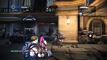 Gears Of War Judgment Overrun - Ranked 4v5 On Terminal