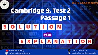 Cambridge Passages Solutions |Cambridge 9, Test 2, Passage 1 | Tufayel Sir | Band 09