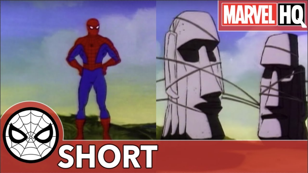 ⁣Spidey Goes to Easter Island! | Marvel Mash-Ups: Spider-Man | Easter Island