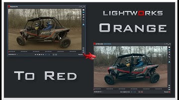 #MTBPlanB Lightworks - Color correcting Orange to Red video footage.