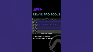 This video demonstrates how to toggle between native and Rosetta modes in Pro Tools