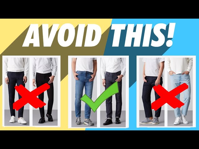 How Jeans Should Properly Fit Skinny/Slim Guys
