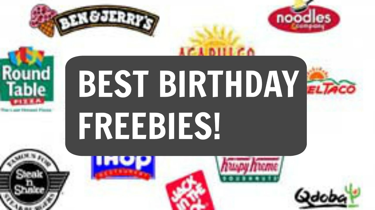 Best Birthday Food Freebies! YouTube