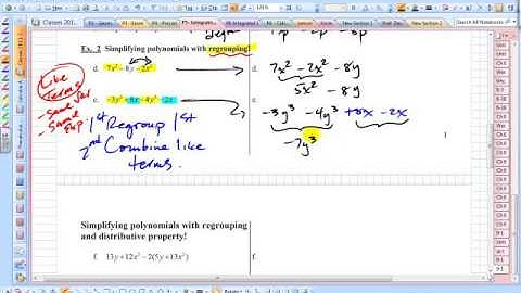 5 -1   Add Subtract Polynomials   Video
