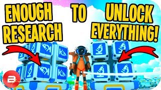 How to UNLOCK ALL RESEARCH in Astroneer 1.0 (Astroneer Gameplay)