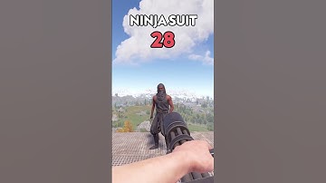 Damage dealt by Minigun in RUST!