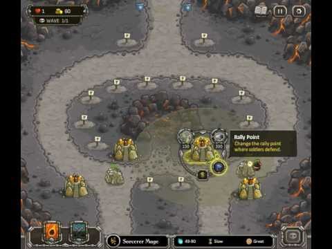 Kingdom Rush - Level 11 (Iron Challenge) - Forsaken Valley - YouTube.