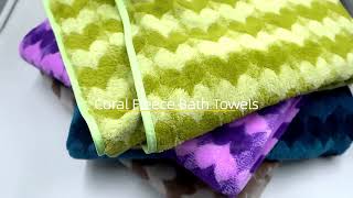 Soft as Clouds! Explore a New Bathing Sensation with Coral Fleece Bath Towel!