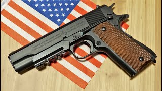 クラウンモデル 1911A1 ガバメント スライドストップ（ホールドオープン、スライドオープン）する10禁エアコキ