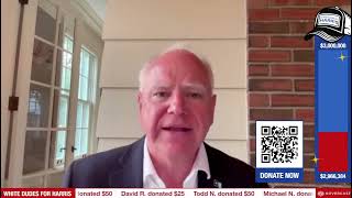 Governor Tim Walz Joins #WhiteDudesforHarris to Endorse Kamala Harris and Support IVF