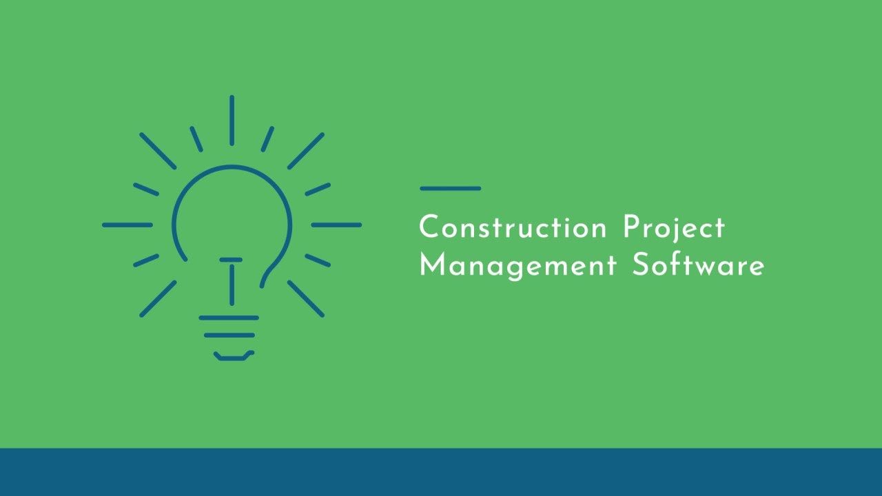 Construction Project Management Software - YouTube