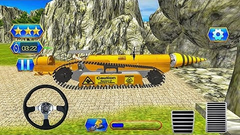 Tunnel Boring Machine Simulator #2 - Highway JCB Construction 3D - Android Gameplay