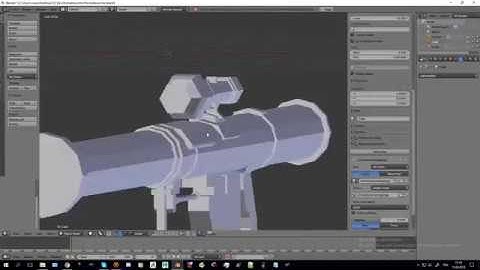 Speedmodeling the Rocketlauncher for OC CMC [Blender]