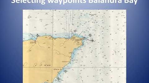 Balandra Bay to Grande Riviere - Selecting waypoints - Coastal Navigation