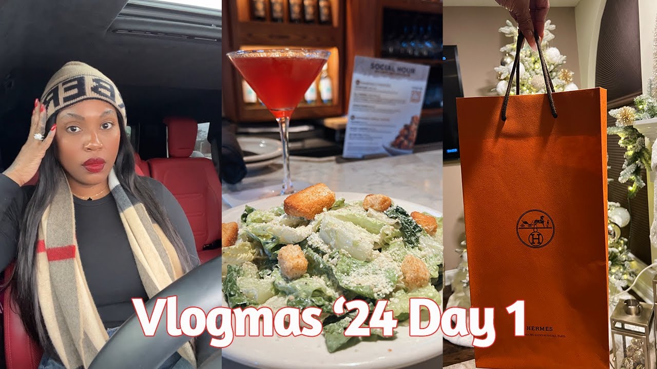 🎄 Vlogmas Day 1: Luxury Shopping at Hermès & Neiman Marcus + Unboxing My Haul! 🎁