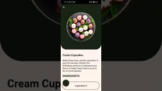 recipes dessert app screenshot 1