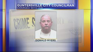 Guntersville city councilmember arrested for DUI-related charges