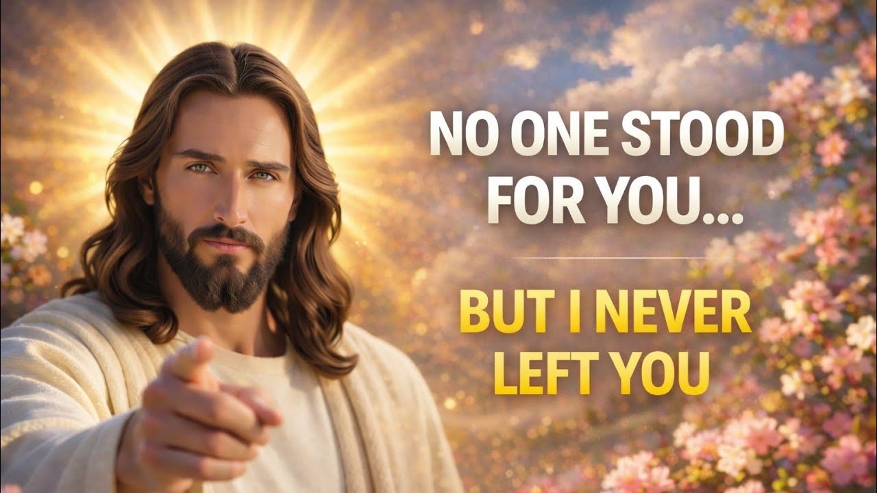Jesus Says : I know No One Is Fighting For You, But I Am Always For You 
