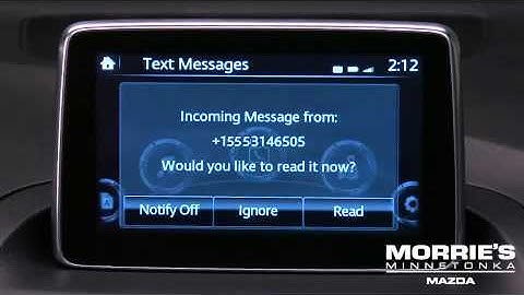 How To: Text Message Receipt and Replay (SMS) | Mazda3 | Morrie