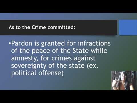 वीडियो: कानून में एमनेस्टी क्या है?