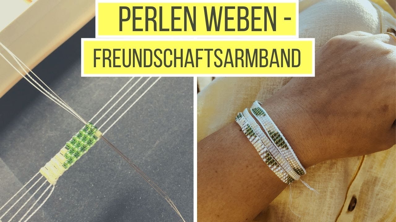 Perlenarmband Weben Vorlagen / Anleitung Perlenarmband ...