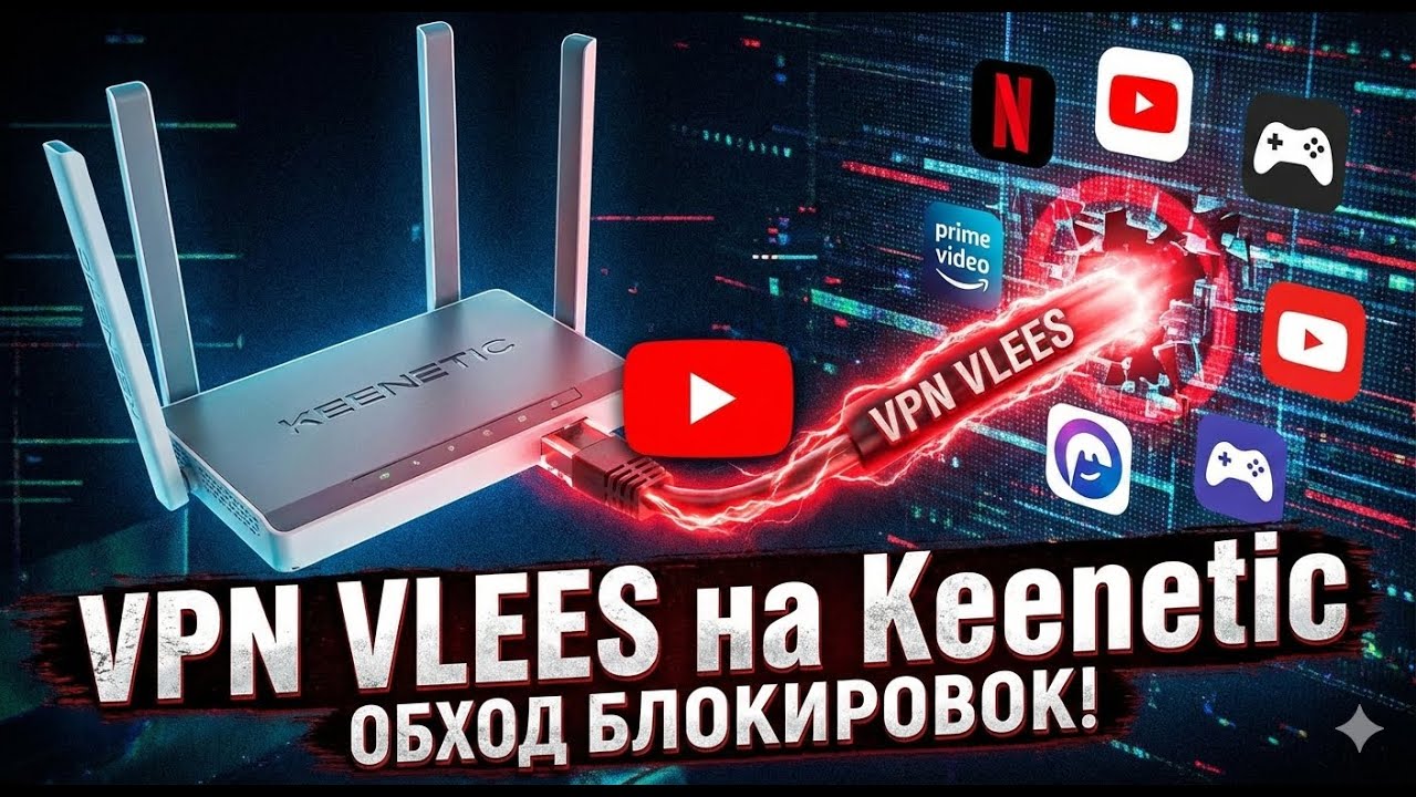 VPN VLEES НА РОУТЕР KEENETIC | ЧЕРЕЗ СКРИПТ XKEEN