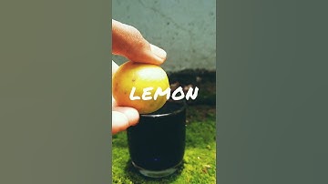 scince experiment 💥||potasium permangnate vs LEMON|| #youtube#m4tech#shorts