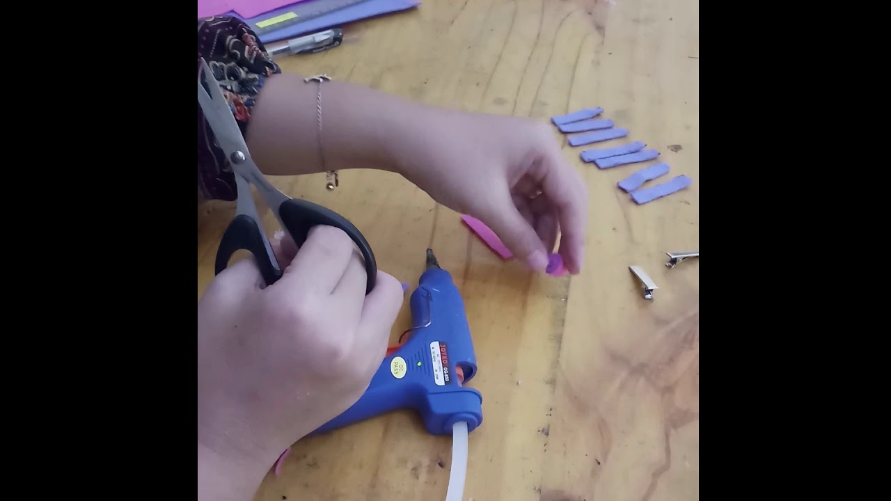 Cara membuat pita rambut  kain  flanel  unik YouTube