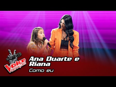 Ana Duarte e Riana - "Como eu" | Provas Cegas | The Voice Gerações