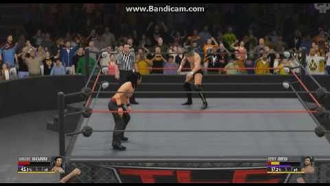 SHINSUKE NAKAMUIRA KINSHASA - GORE AND PERKINS WWE2K16 UNIVERSE MODE