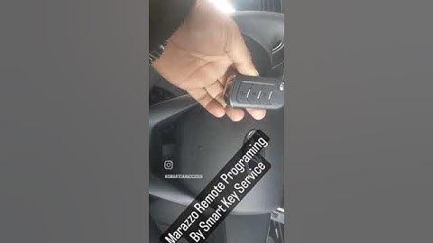 Marazzo Remote Programing