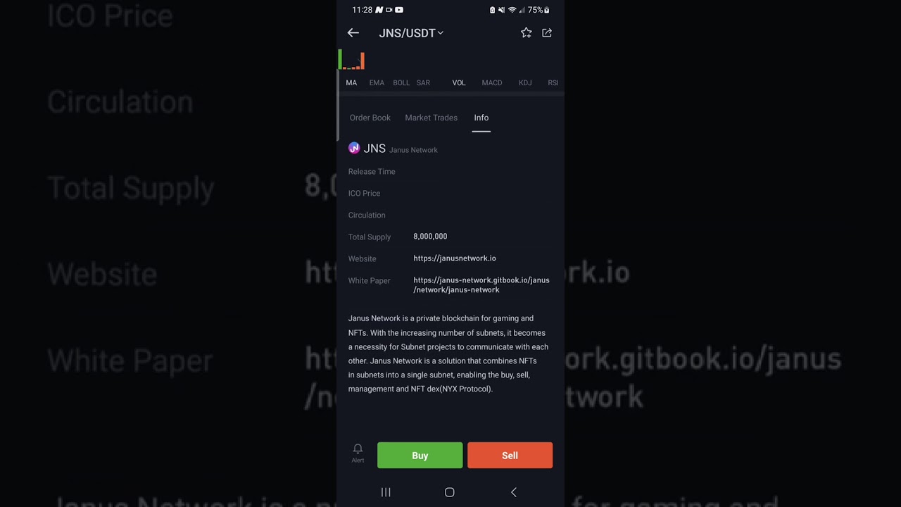 New Coin (Crypto) Janus (JNS) has been listed On BitMart 