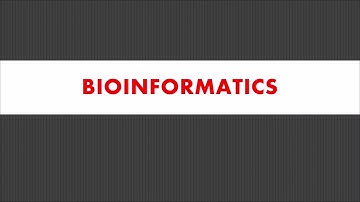 bioinformatics part 1