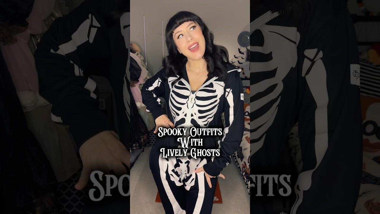 Love these Lively Ghosts looks! Use code SCB10 for a discount! #goth #ootd #spooky #gothicstyle