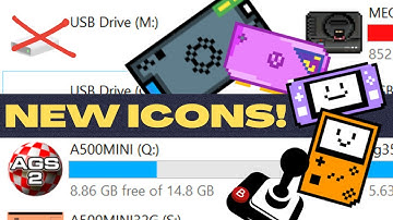 NICE USB Drive Icons! - USB Sticky Pack Download [Guide] - Works with MicroSD / SD Cards and Drives