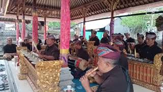 Tabuh Gamelan Gong Topeng Tua Terbaik / Upacara Mecaru Rsi Gana di Bali