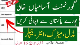 🎉 New Jobs in Pakistan 2023 Online Apply | New Jobs 2023| Latest Govt Jobs | Government Jobs 2023 screenshot 1